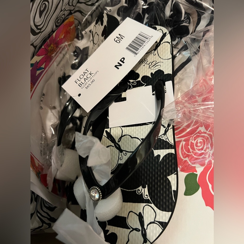 Brighton flip flops. NEVER unwrapped or taken out of box.